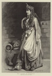 Mrs. Langtry als Cleopatra